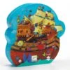 Djeco DJ07241 - Puzzles Silhouettes - Bateau De Barberousse - 54pcs -Petit Monde Soldes djeco dj07241 puzzles silhouettes bateau de barberousse 54pcs 1600