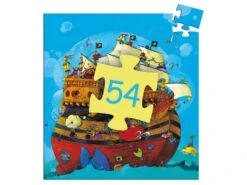 Djeco DJ07241 - Puzzles Silhouettes - Bateau De Barberousse - 54pcs -Petit Monde Soldes djeco dj07241 puzzles silhouettes bateau de barberousse 54pcs 1600 2