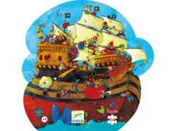 Djeco DJ07241 - Puzzles Silhouettes - Bateau De Barberousse - 54pcs -Petit Monde Soldes djeco dj07241 puzzles silhouettes bateau de barberousse 54pcs 1600 3