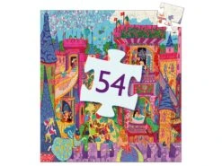 Djeco DJ07246 - Puzzles Silhouettes - Château Féerique - 54 Pcs -Petit Monde Soldes djeco dj07246 puzzles silhouettes chateau feerique 54 pcs 1600 2
