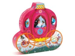 Djeco DJ07254 - Puzzles Silhouettes - Le Carrosse D'Elise - 54 Pcs