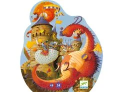 Djeco DJ07256 - Puzzles Silhouettes - Vaillant Et Les Dragons - 54 Pcs -Petit Monde Soldes djeco dj07256 puzzles silhouettes vaillant et les dragons 54 pcs 1600 3