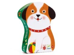 Djeco DJ07280 - Puzzles Silhouettes - Firmin, Petit Chien - 24 Pcs