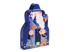 Djeco DJ07299 - Puzzles Silhouettes - Le Magicien Au Sceptre De Cristal - 36 Pcs