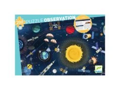 Djeco DJ07413 - Puzzles Observation - L'espace - 200 Pcs + Livret -Petit Monde Soldes djeco dj07413 puzzles observation l espace 200 pcs livret 1600 3