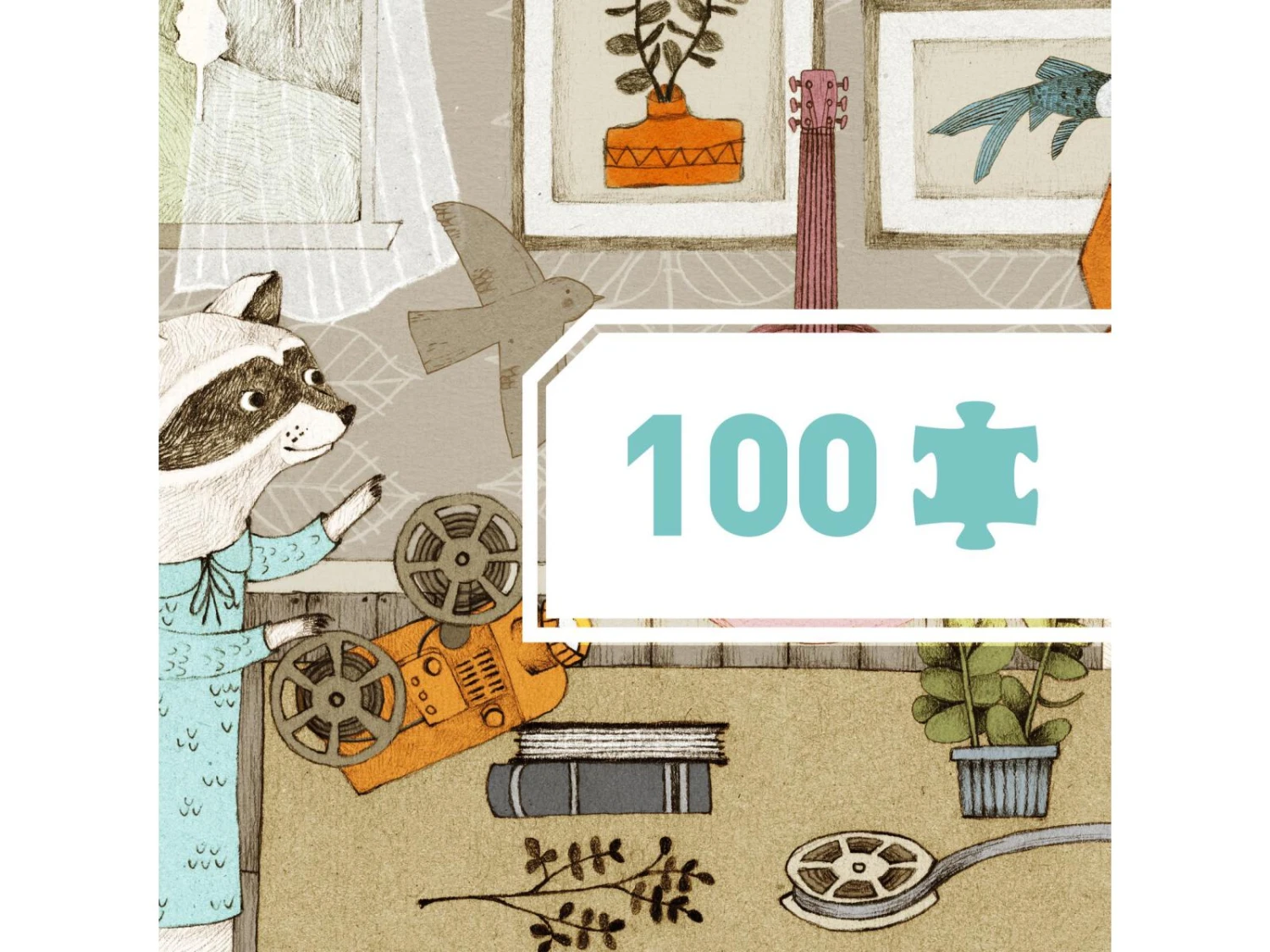 Djeco DJ07608 - Puzzles Gallery - Cinematograph - 100 Pcs 5 Djeco DJ07608 - Puzzles Gallery - Cinematograph - 100 Pcs – Image 3