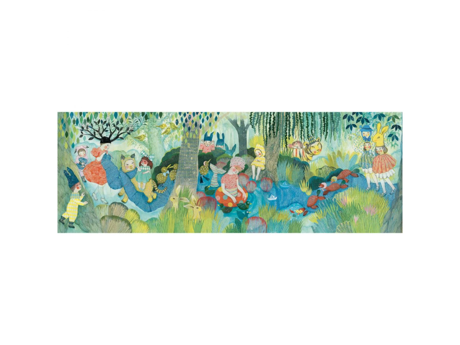 Djeco DJ07618 - Puzzles Gallery - River Party - 350 Pcs 4 Djeco DJ07618 - Puzzles Gallery - River Party - 350 Pcs – Image 2