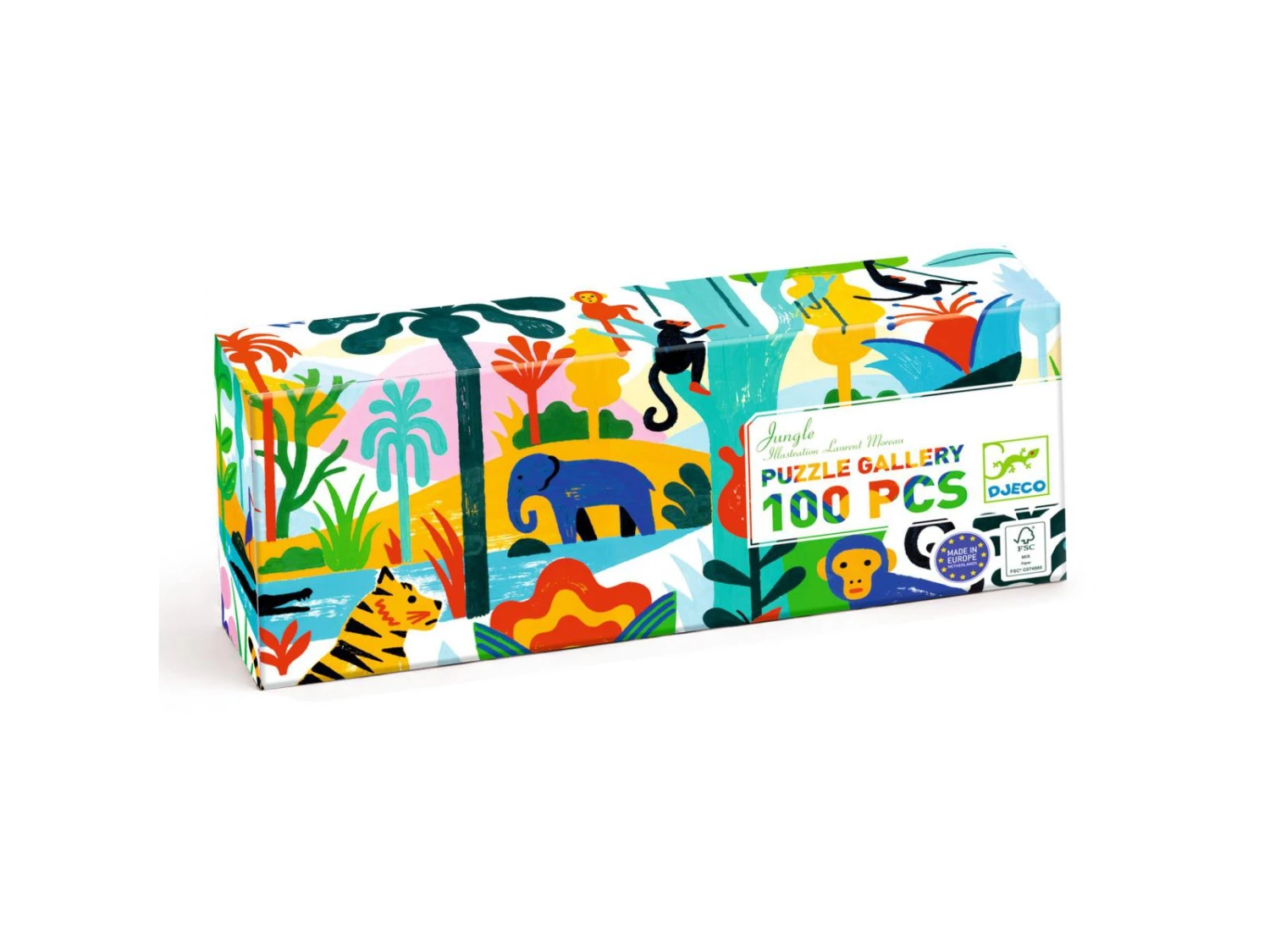 Djeco DJ07619 - Puzzles Gallery - Jungle - 100 Pcs 3 Djeco DJ07619 - Puzzles Gallery - Jungle - 100 Pcs