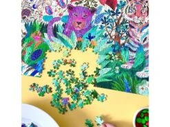 Djeco DJ07647 - Puzzles Gallery - Rainbow Tigers - 1000 Pcs -Petit Monde Soldes djeco dj07647 puzzles gallery rainbow tigers 1000 pcs 900 3