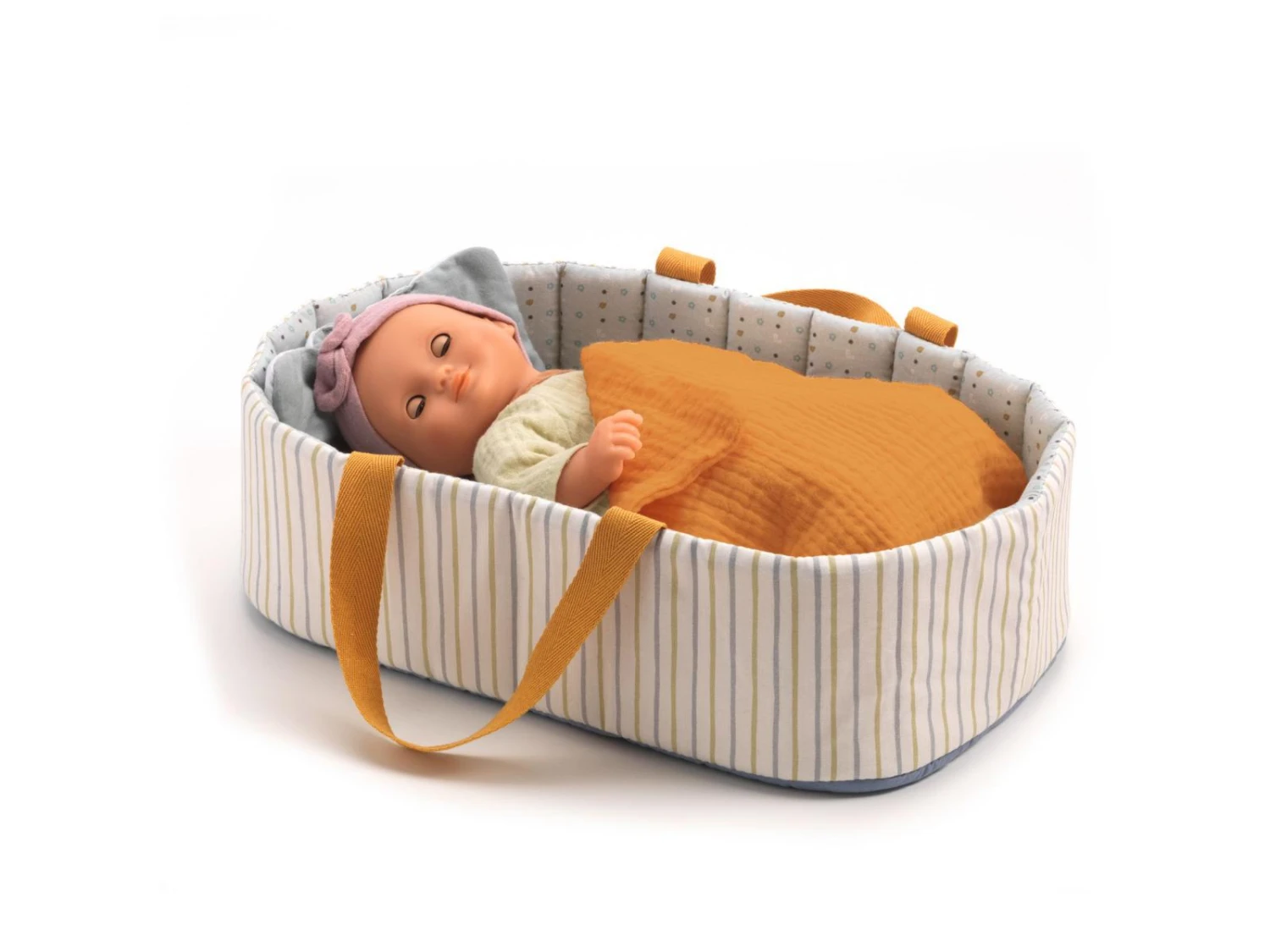 Djeco DJ07845 - Pomea - Dormir - Couffin Blue Lines 4 Djeco DJ07845 - Pomea - Dormir - Couffin Blue Lines – Image 2