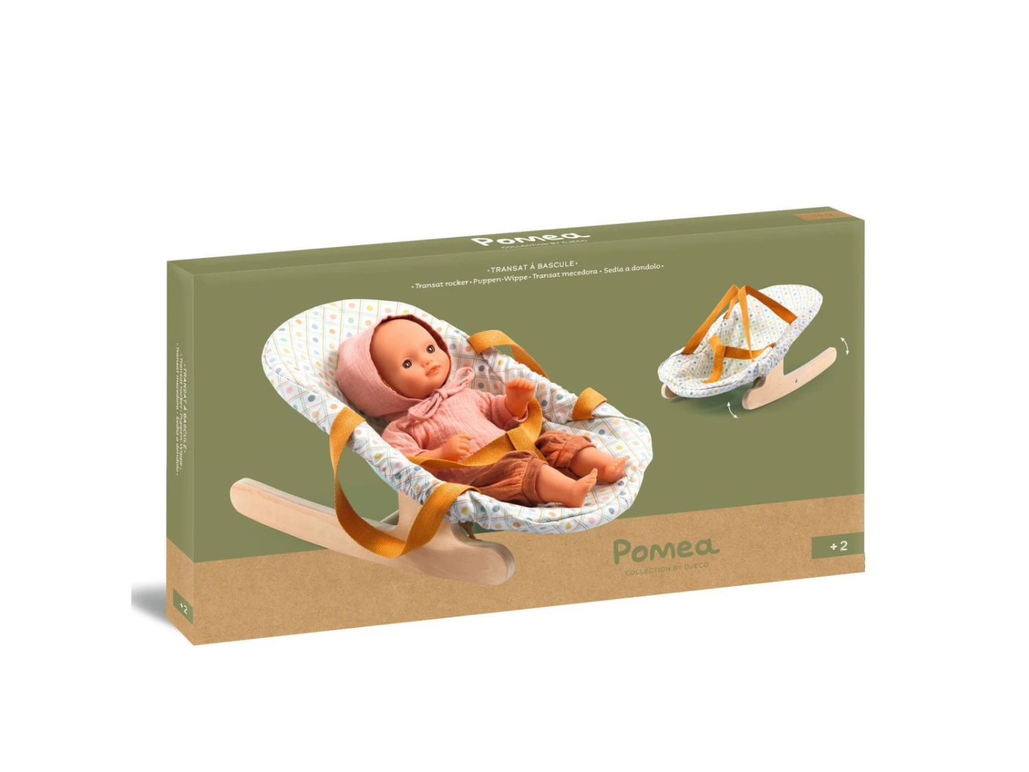 Djeco DJ07865 - Pomea - Dormir - Transat à Bascule 4 Djeco DJ07865 - Pomea - Dormir - Transat à Bascule – Image 2