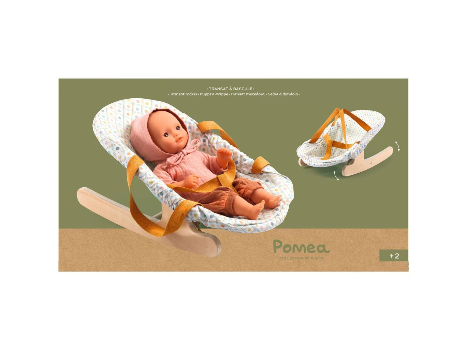 Djeco DJ07865 - Pomea - Dormir - Transat à Bascule 6 Djeco DJ07865 - Pomea - Dormir - Transat à Bascule – Image 4