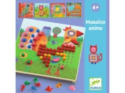 Djeco DJ08137 - Jeux éducatifs - Mosaïco Animo -Petit Monde Soldes djeco dj08137 jeux educatifs mosaico animo 1600 2