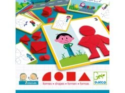 Djeco DJ08300 - Eduludo - Eduludo Formes -Petit Monde Soldes djeco dj08300 eduludo eduludo formes 1600 3