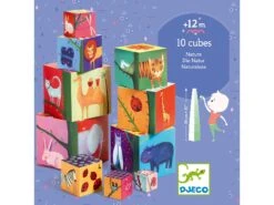 Djeco DJ08505 - Cubes Premier âge - 10 Cubes Nature Et Animaux -Petit Monde Soldes djeco dj08505 cubes premier age 10 cubes nature et animaux 1600 3