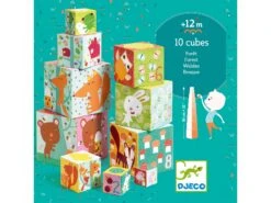 Djeco DJ08507 - Cubes Premier âge - 10 Cubes Forêt -Petit Monde Soldes djeco dj08507 cubes premier age 10 cubes foret 1600 3