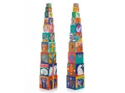 Djeco DJ08511 - Cubes Premier âge - Animaux Sauvages -Petit Monde Soldes djeco dj08511 cubes premier age animaux sauvages 1600 1