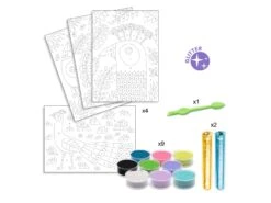 Djeco DJ08663 - Sables Colorés - Eblouissants Oiseaux -Petit Monde Soldes djeco dj08663 sables colores eblouissants oiseaux 1600 2