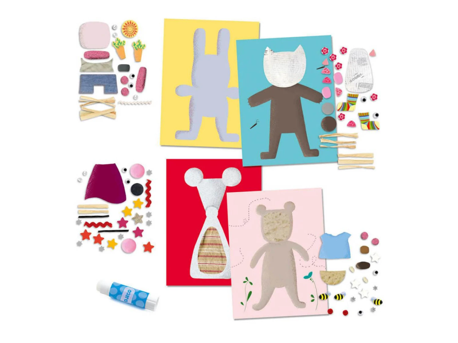 Djeco DJ08664 - Collages Pour Les Petits - Collages Des Petits 5 Djeco DJ08664 - Collages Pour Les Petits - Collages Des Petits – Image 3