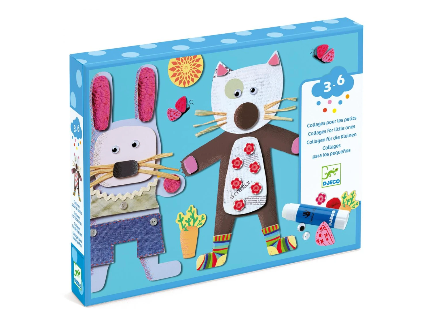 Djeco DJ08664 - Collages Pour Les Petits - Collages Des Petits 3 Djeco DJ08664 - Collages Pour Les Petits - Collages Des Petits