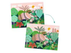 Djeco DJ08968 - Peinture - Forêt Tropicale -Petit Monde Soldes djeco dj08968 peinture foret tropicale 1600 2