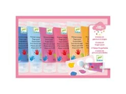 Djeco DJ09000 - Les Couleurs Des Petits - 6 Tubes De Peinture à Doigts Sweet -Petit Monde Soldes djeco dj09000 les couleurs des petits 6 tubes de peinture a doigts sweet 1600 3