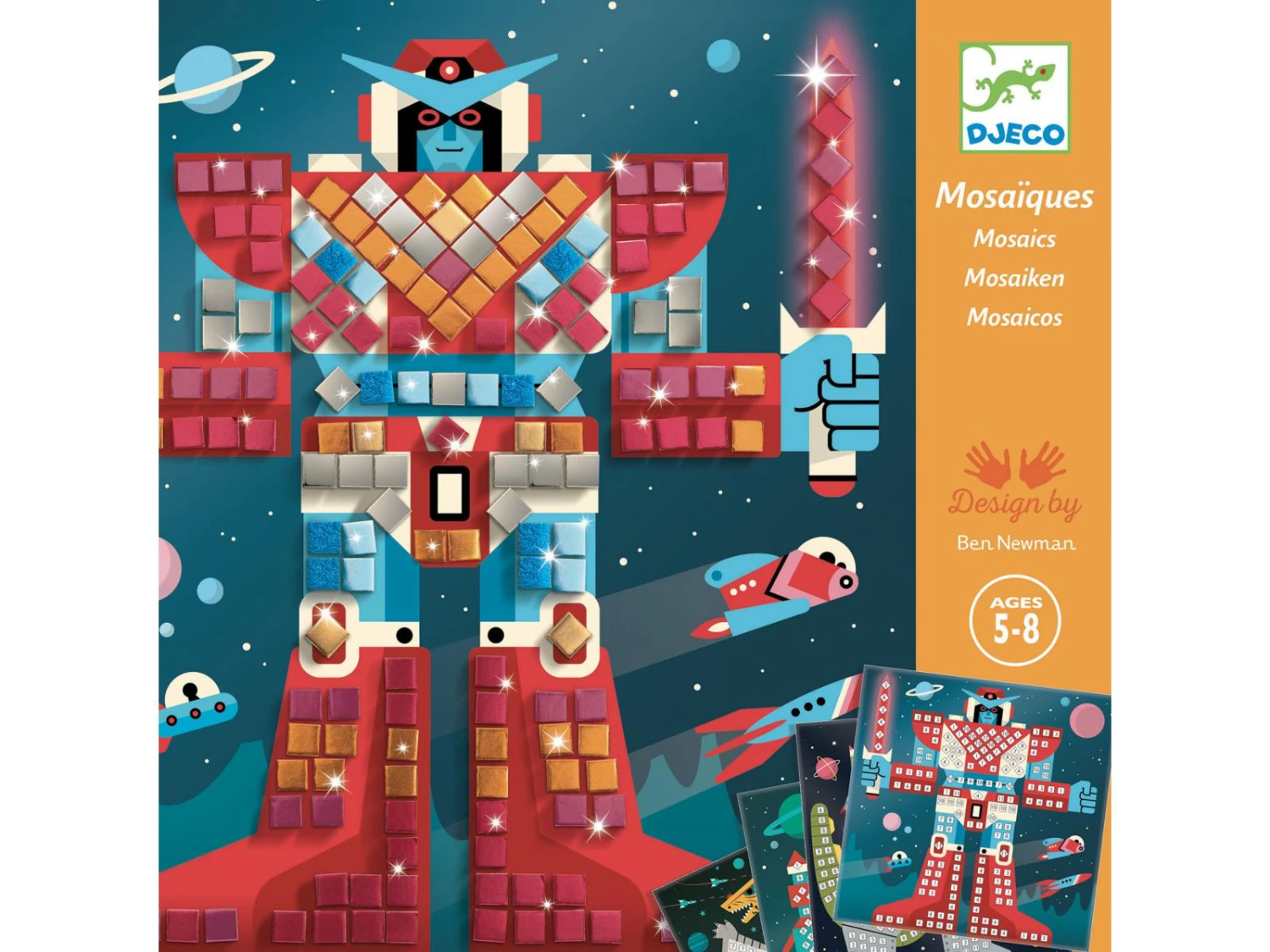 Djeco DJ09424 - Collages - Space Battle 6 Djeco DJ09424 - Collages - Space Battle – Image 4