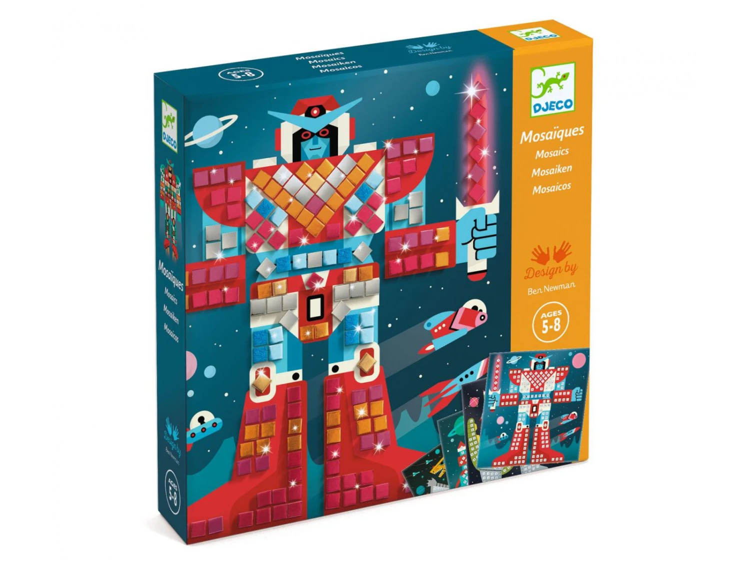 Djeco DJ09424 - Collages - Space Battle 3 Djeco DJ09424 - Collages - Space Battle