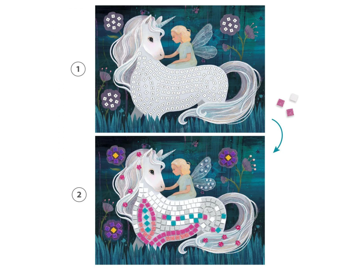 Djeco DJ09426 - Collages - Le Monde Enchanté 7 Djeco DJ09426 - Collages - Le Monde Enchanté – Image 5