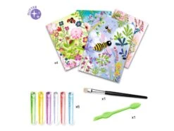 Djeco DJ09503 - Tableaux à Pailleter - Papillons à Paillettes -Petit Monde Soldes djeco dj09503 tableaux a pailleter papillons a paillettes 1600 2