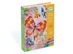 Djeco DJ09503 - Tableaux à Pailleter - Papillons à Paillettes