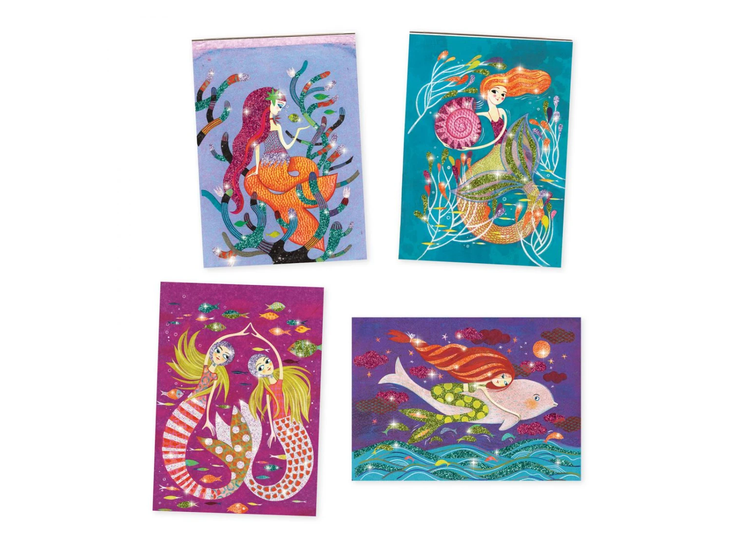 Djeco DJ09507 - Tableaux à Pailleter - La Lumière Des Sirènes 4 Djeco DJ09507 - Tableaux à Pailleter - La Lumière Des Sirènes – Image 2