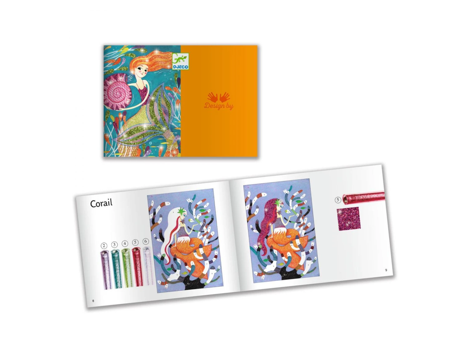 Djeco DJ09507 - Tableaux à Pailleter - La Lumière Des Sirènes 7 Djeco DJ09507 - Tableaux à Pailleter - La Lumière Des Sirènes – Image 5
