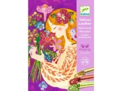 Djeco DJ09508 - Tableaux à Pailleter - Le Parfum Des Fleurs -Petit Monde Soldes djeco dj09508 tableaux a pailleter le parfum des fleurs 1600 3