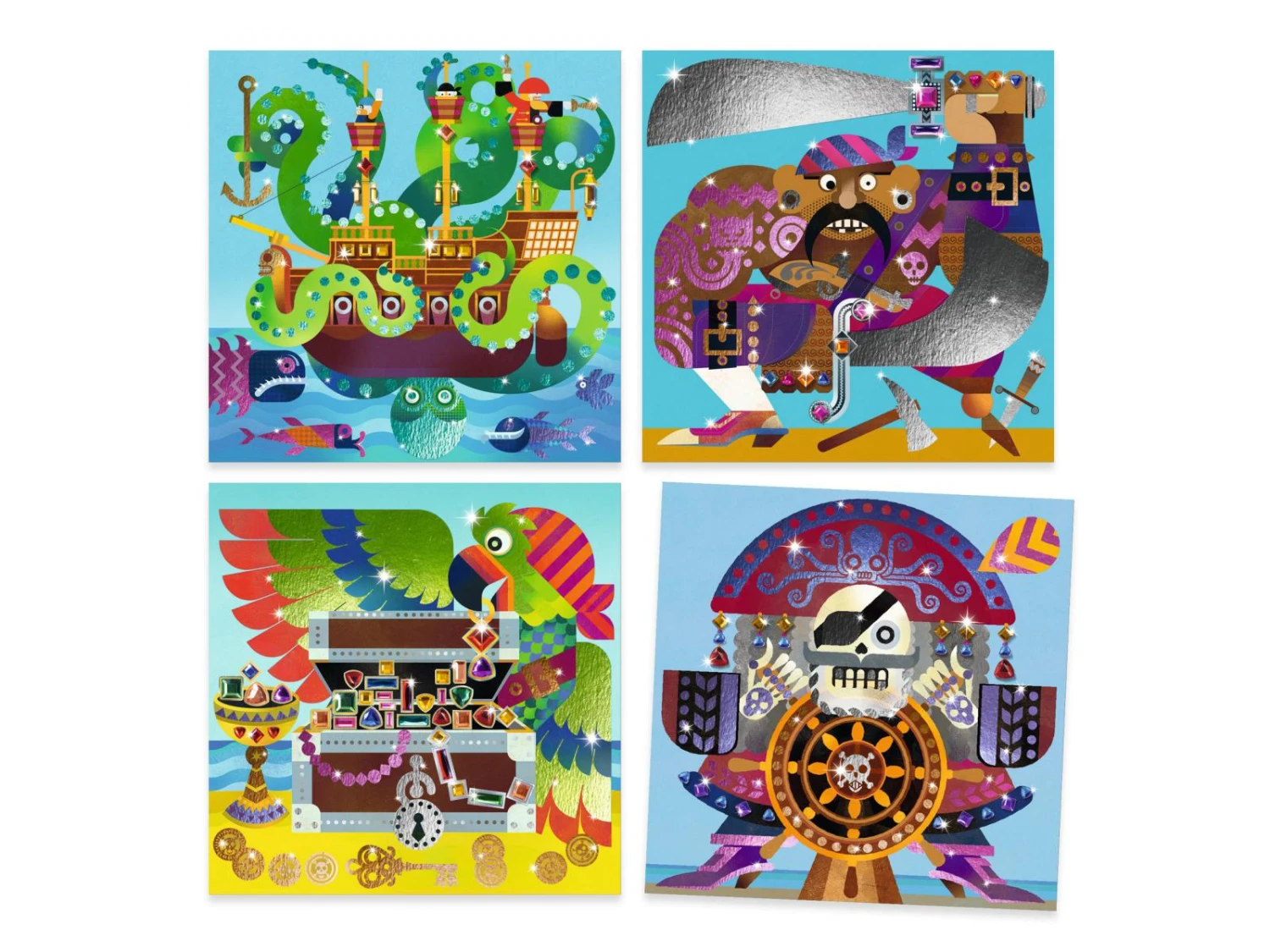 Djeco DJ09526 - Tableaux à Métalliser- A L'abordoge ! 4 Djeco DJ09526 - Tableaux à Métalliser- A L'abordoge ! – Image 2