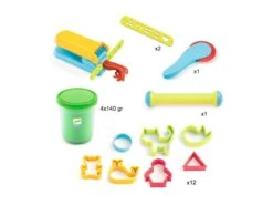 Djeco DJ09755 - Pâte à Modeler - Tout Pour Commencer - Classique -Petit Monde Soldes djeco dj09755 pate a modeler tout pour commencer classique 1600 1