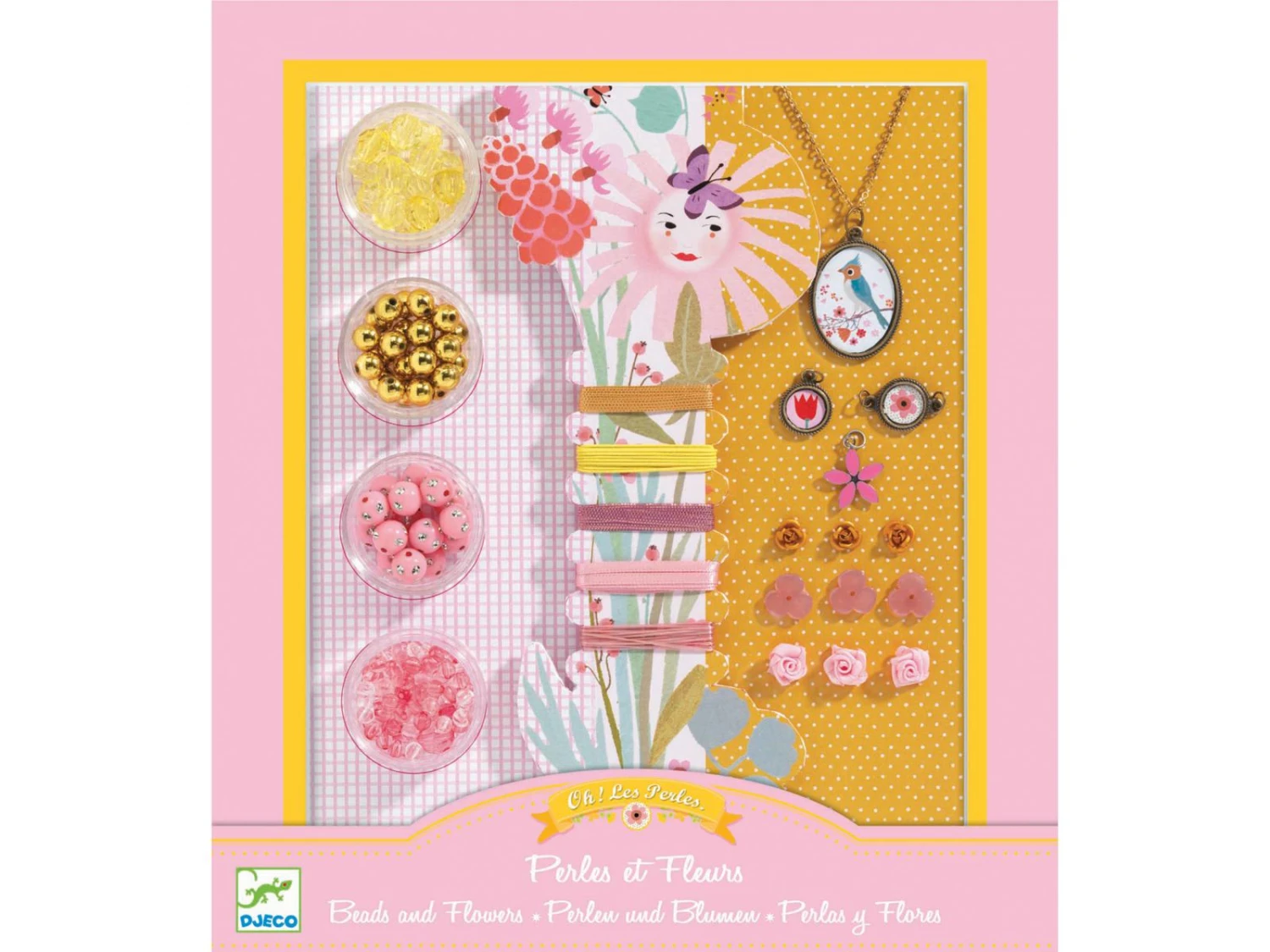 Djeco DJ09801 - Perles Et Bijoux- Perles Et Fleurs 6 Djeco DJ09801 - Perles Et Bijoux- Perles Et Fleurs – Image 4
