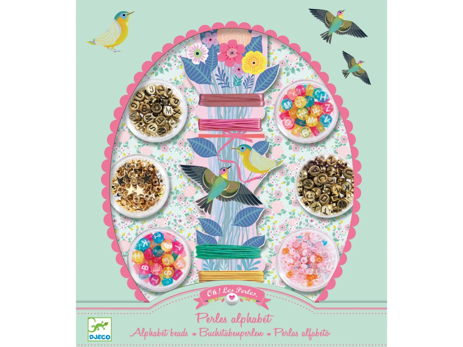 Djeco DJ09839 - Perles Et Bijoux- Perles Alphabet 6 Djeco DJ09839 - Perles Et Bijoux- Perles Alphabet – Image 4