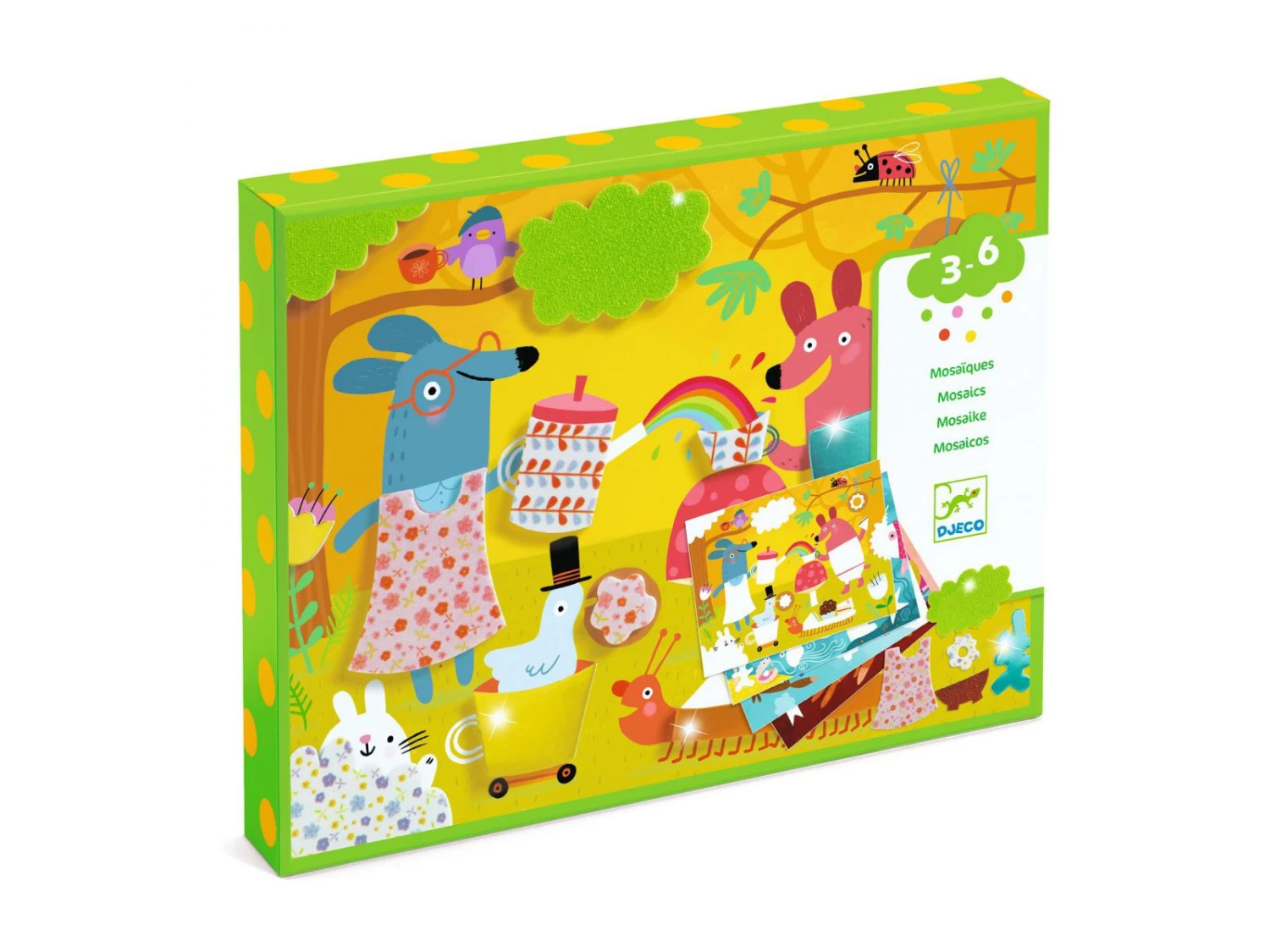 Djeco DJ09869 - Collages Pour Les Petits - Mousse Mousse 3 Djeco DJ09869 - Collages Pour Les Petits - Mousse Mousse