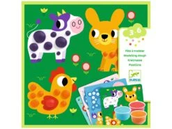 Djeco DJ09894 - Pâte à Modeler - Ronds De Pâte -Petit Monde Soldes djeco dj09894 pate a modeler ronds de pate modelages 1600 3