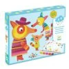 Djeco DJ09897 - Peinture Pour Les Petits - La Famille Renard -Petit Monde Soldes djeco dj09897 peinture pour les petits la famille renard 1600