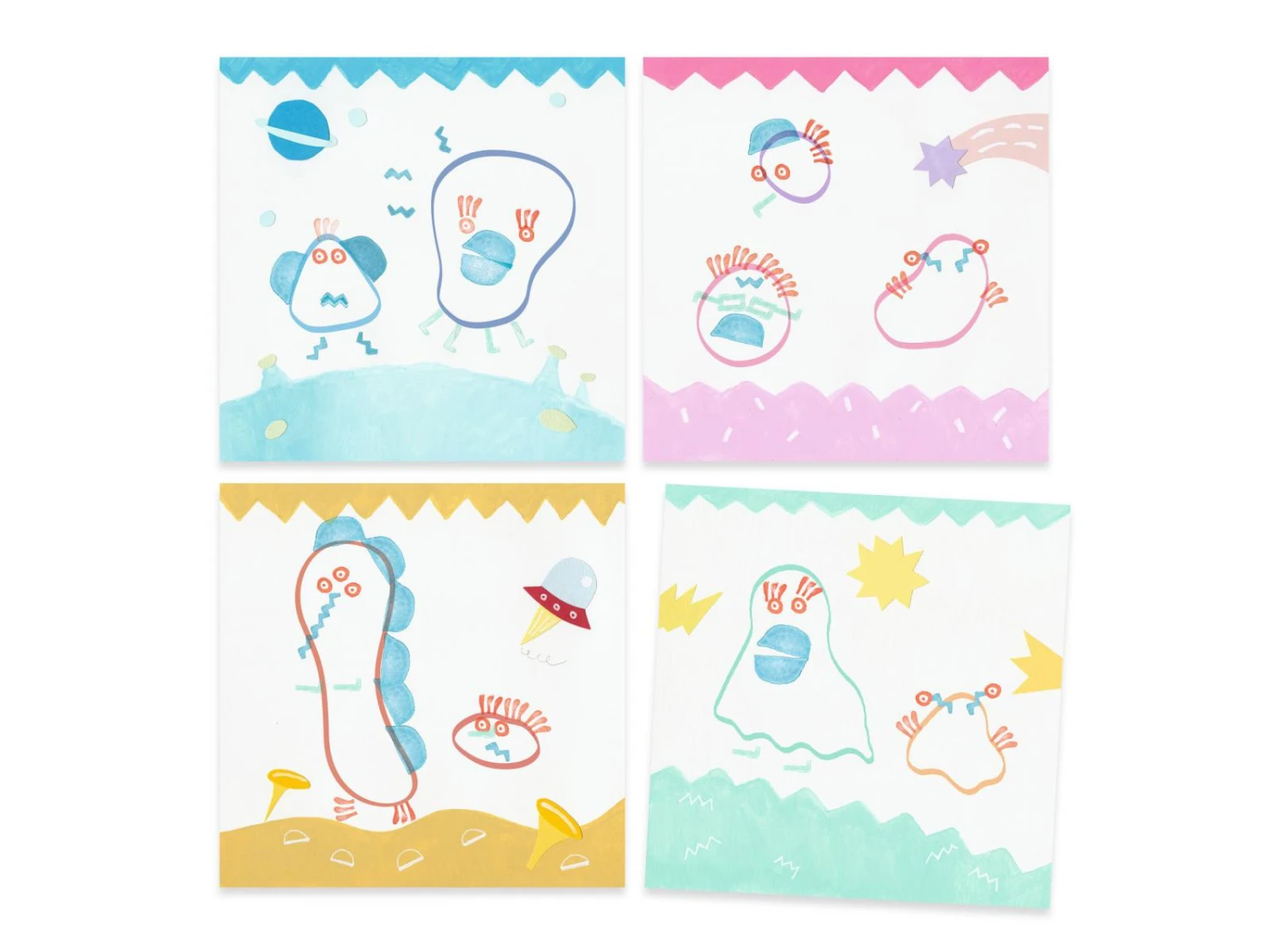 Djeco DJ09951 - Tampons Pour Les Petits - Là-haut 4 Djeco DJ09951 - Tampons Pour Les Petits - Là-haut – Image 2