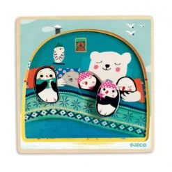 Djeco Igloo - Puzzle 3 Niveaux Pour Enfant De 2 Ans 7 Djeco Igloo - Puzzle 3 Niveaux Pour Enfant De 2 Ans -Petit Monde Soldes igloo puzzle 3 niveaux 2