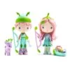 Djeco Lily & Sylvestre - Figurines Tinyly -Petit Monde Soldes lily sylvestre figurines tinyly