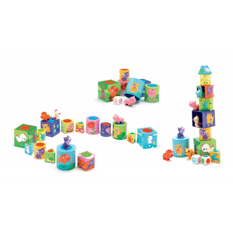 Djeco Ludanimo - 3 Jeux En Un (mémo, Parcours, équilibre) 3 Djeco Ludanimo - 3 Jeux En Un (mémo, Parcours, équilibre)