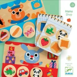 Djeco Memo Shop - Memory En Bois