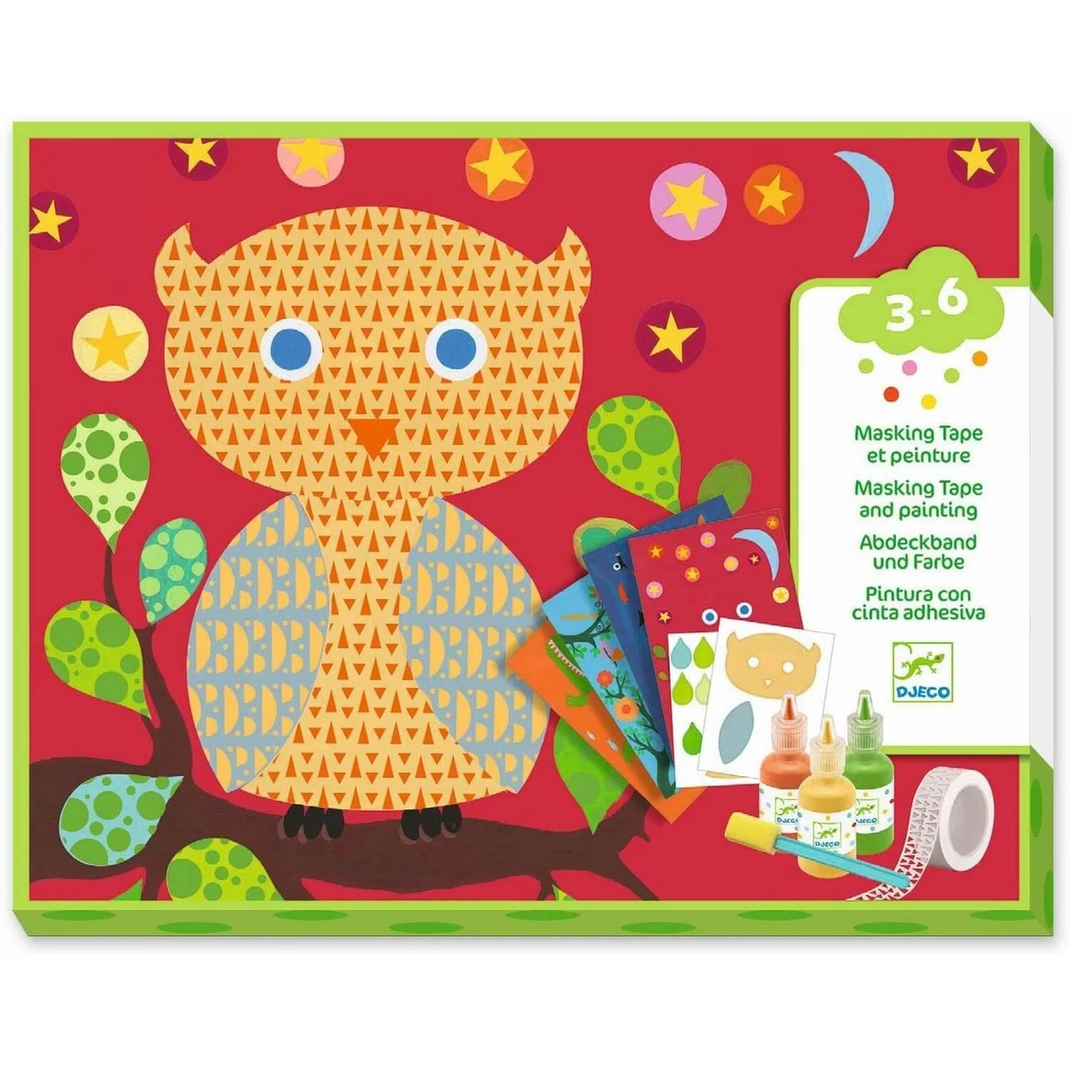 Djeco Masking Tape Et Peintures : Oh, C'est Magique ! 3 Djeco Masking Tape Et Peintures : Oh, C'est Magique !