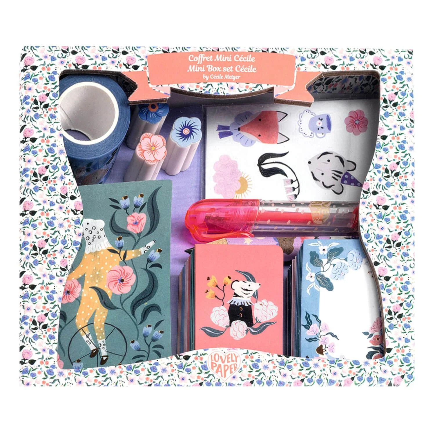 Djeco Coffret Papeterie : Mini Cécile 3 Djeco Coffret Papeterie : Mini Cécile