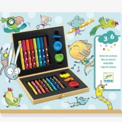 Djeco Boîte De Couleurs Pour Les Petits