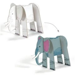 Djeco Colorie Assemble Joue : La Savane -Petit Monde Soldes p2 FULL 101